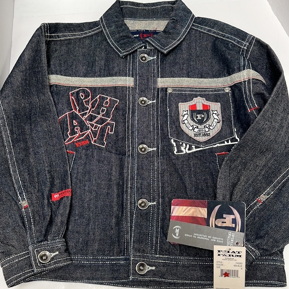 Boys Phat Farm jean jacket! NWT!